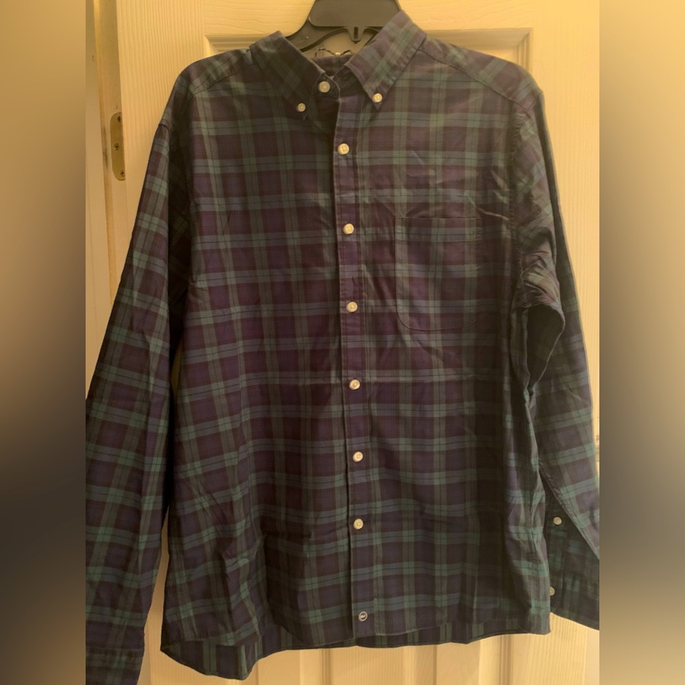 Vineyard Vines Men’s On-The-Go brrrº Blackwatch Collared Shirt - NWT